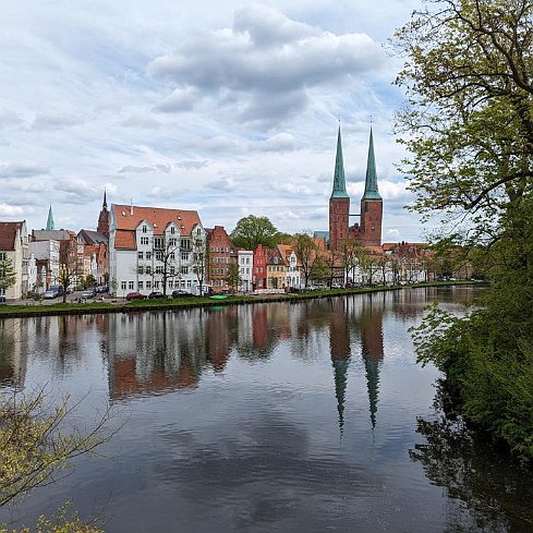 Blick auf Lübeck