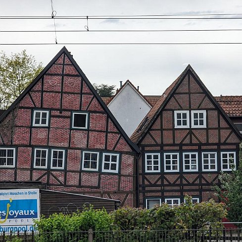 Schiefes Haus in Harburg