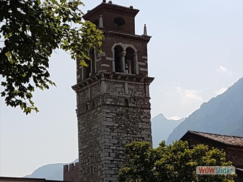 Geschafft - Ein Kirchturm in Trento